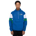 New Era Pánská bunda Seattle Seahawks NFL Quarter Zip Windbreaker Velikost: 3XL