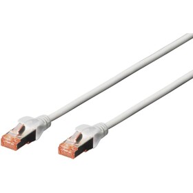 Digitus DK-1644-050 RJ45 síťové kabely, propojovací kabely CAT 6 S/FTP 5.00 m šedá bez halogenů, kroucené páry , s ochranou, samozhášecí 1 ks