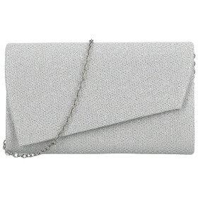 Módní dámské psaníčko Michelle Moon Dafina, stříbrné