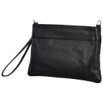 Módní dámská kožená mini crossbody kabelka Kaliopi, černá