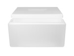 Termoboxy CZ & SK Polystyrenový termobox 113L/89kg - bazar, Bílá