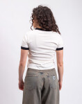 Tričko Carhartt WIP W' S/S Outlaw Star Ringer T-Shirt Wax/Black heavy stone wash