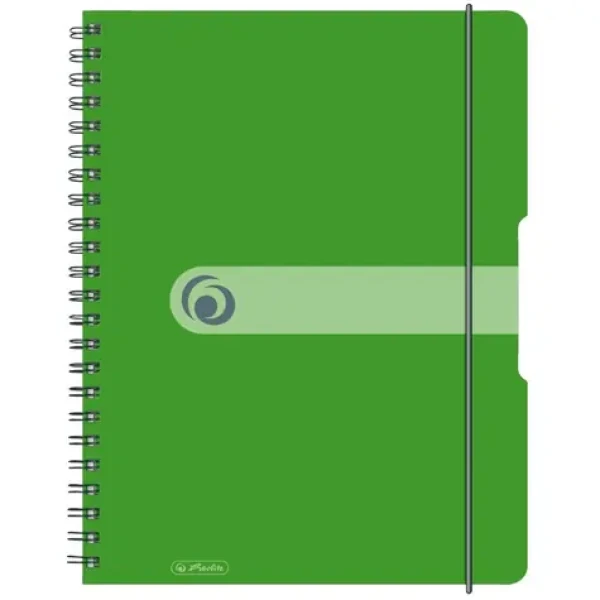 Herlitz Zápisník čtverečkovaný A4 / 80 listů / zelená (11293099)