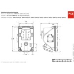 MENNEKES Wandcontactdoos 32A 5P 6H 400V IP44 TwinCONTACT 32 CEE zásuvka na stěnu 32 A 5pólová 400 V 1 ks