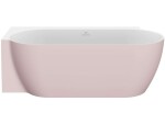 RAVAK - Freedom Corner II Tec Vana 175x86 cm, levá, Alabaster Pink/bílá CC91600000