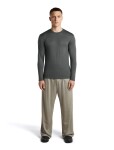 Unisex merino triko dlouhý rukáv ICEBREAKER Unisex 150 LS Tee, Obsidian velikost: XL