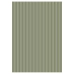 Ib Laursen Balicí papír Moss green stripes – 5 m, červená barva, zelená barva, papír