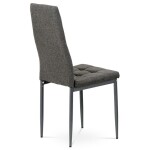 Jídelní židle, šedá, látka, DCL-397 GREY2