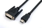 TB Touch HDMI-DVI (24+1) černá / Propojovací kabel / Pozlacené konektory / HDMI 1.4 / 1,8 m (AKTBXVH1PDVI18B)
