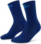CEP dámské běžecké kompresní vysoké ponožky 5.0 - dark blue Velikost: III (Vel. chodidla 37-40)