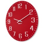 DumDekorace Nástěnné hodiny červené barvy