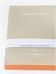 A-JOURNAL collection Poznámkový TO DO blok Beige, fialová barva, béžová barva, papír