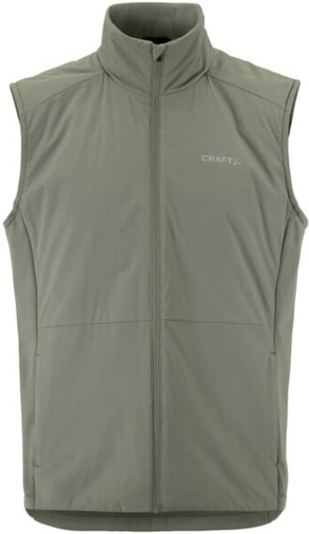 Craft ADV Essence Warm 2 vesta zelená - Běžecká vesta CRAFT ADV Essence Warm 2 - zelená Velikost textilu: S