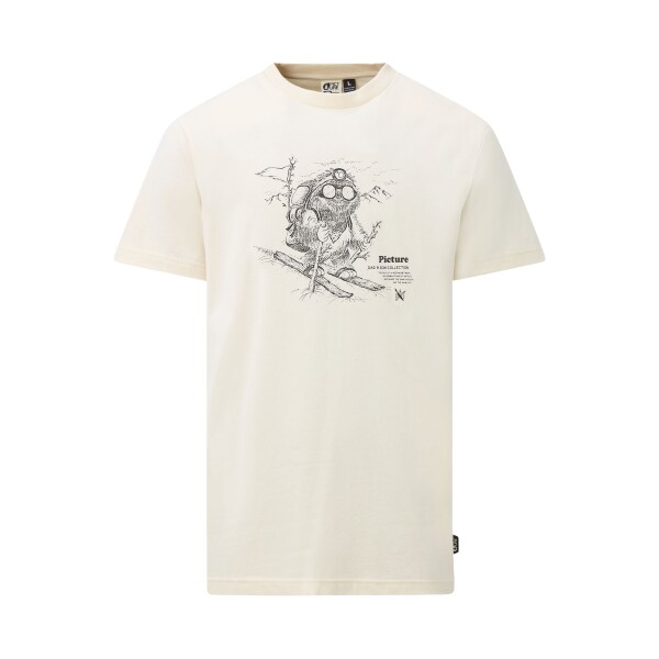 PICTURE M D&S Jimmy Critter S/S, Natural White velikost: L