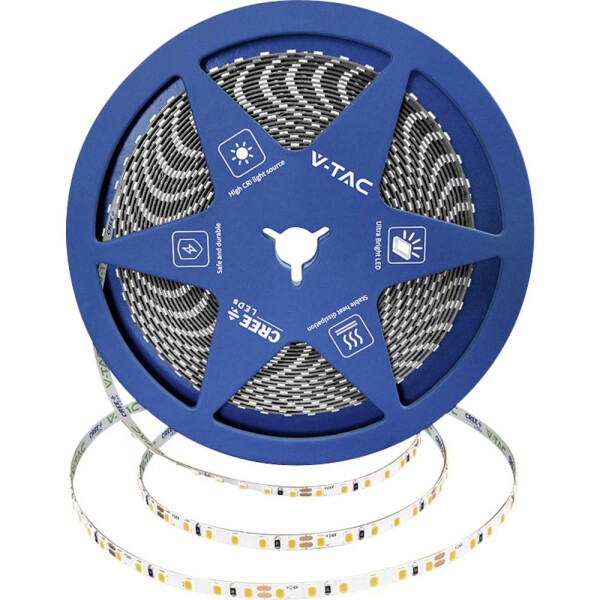 V-TAC VT-2835 240806 LED pásek Energetická třída (EEK2021): F (A - G) 24 V 10 m 10 m
