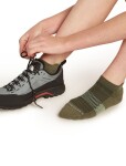 Dámské merino ponožky ICEBREAKER Wmns Multisport Light Micro, Loden/Alloy/Lichen velikost: 41-43 (L)