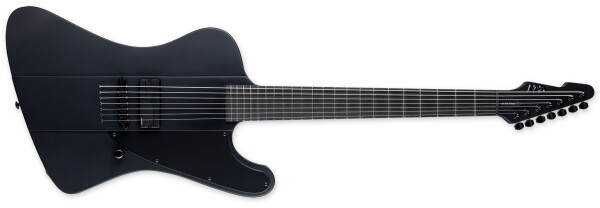 ESP LTD Phoenix-7 Baritone Black Metal Black Satin