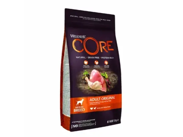 Wellness Dog Original Adult Medium krůta a kuře 1.8kg / Krmivo pro dospělé psy středních plemen (076344107491)