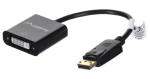 Lanberg AD-0007-BK černá / Redukce / DisplayPort na DVI-D / 0,1 m / 1920×1200 / 60 Hz (AD-0007-BK)