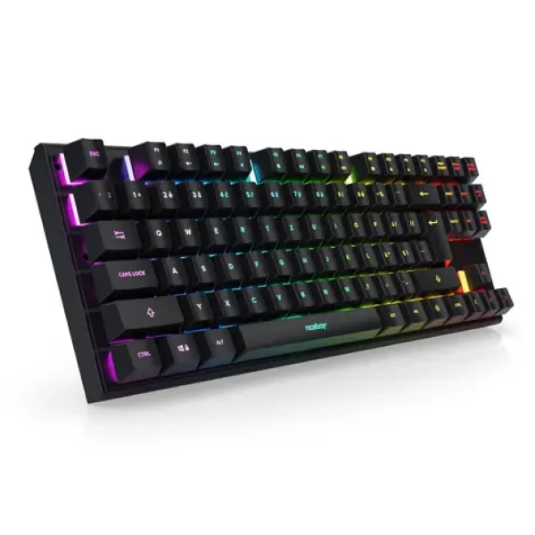 Niceboy K310X černá / herní klávesnice / OUTEMU Blue / RGB podsvícení / USB / 1.5m / CZ layout (oryx-k-310-x)