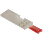 Knipex 97 49 05 Lisovací profil pro neizolované otevřené konektory 4.8 + 6.3 mm / 0.5-6.0mm2 / AWG 20 - 10 / hnizd: 3 (97 49 05)