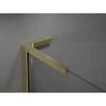 MEXEN/S - Velar L posuvné sprchové dveře 120 cm, transparent, zlatá 871-120-003-01-50