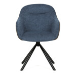 Jídelní židle, modrá, látka, DCH-Y1143 BLUE2