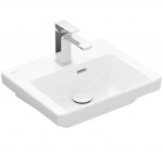 VILLEROY & BOCH - Subway 3.0 Umývátko 45x37 cm, s přepadem, otvor pro baterii, alpská bílá 43704501