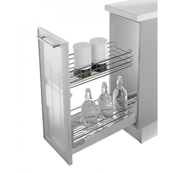 Inoxa výsuvný drátěný koš 400 s tlumením (H27_0540_10)