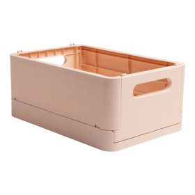 Skládací box, PP, MIDI, lososový