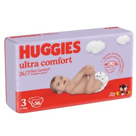 Huggies Ultra Comfort Jumbo 3, 5-9 kg, 56 ks