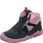 Dívčí celoroční obuv Superfit barefit TRACE GTX Green/Rose 1-006040-7010 - 28