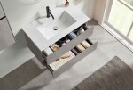 CERANO - Koupelnová skříňka Carole + keramické umyvadlo Todo - betonově šedá - 61x50x46,5 CER-8050BD82989