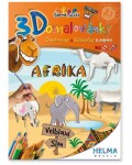 3D omalovánky Afrika