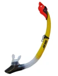 CALTER Adult 117Silicon žlutá / Šnorchl / silikon / flexibilní trubice / vlnolam proti vodě