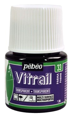 Barva na sklo Pébéo Vitrail - 33 fialová parma