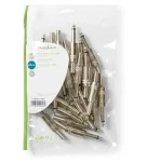 Nedis Jack konektor 6.35 mm (M) poniklovaný / Konektor / Pájecí / Přímý / 25 ks (CAVC23980ME)