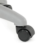 Dětská židle, výškově nastavitelná, šedá síťovina, KA-K2008 GREY