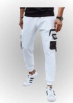 VM Fashion VM4370 Cargo teplákové kalhoty bílé