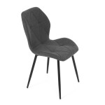 Jídelní židle, šedá, látka, CT-285 GREY2