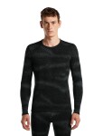 ICEBREAKER Mens Merino 260 Tech Vertex LS Crewe Chillwav, Black/Obsidian/J (vzorek) velikost: M