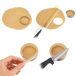 Orion Perforovaný ráfek na tartaletky kruh 8 cm (6 ks)