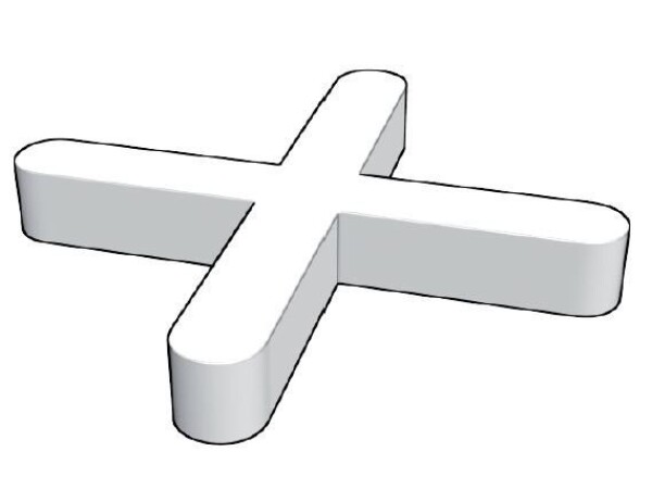SAPHO - Plastové křížky do obkladů, 2,5, 200ks PK125
