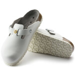 Birkenstock dámské žabky Boston ESD white natural leather medical narrow (0061378) dámské 36