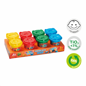 Carioca modelovací hmota Baby Do 1+, 8 × 150 g, mix barev