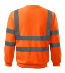 HV Essential mikina unisex fluorescenční oranžová 2XL