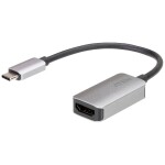 Digitus DisplayPort adapter cable, DP - HDMI type A M/F, 0.15m,w/interlock, DP 1.1a compatible, CE, bl