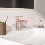 IDEAL STANDARD - ALU+ Umyvadlová baterie s výpustí Click-Clack, BlueStart, rosé BE130RO