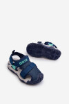 Dětské sandály Na suchý zip Big Star NN374236 modré 33