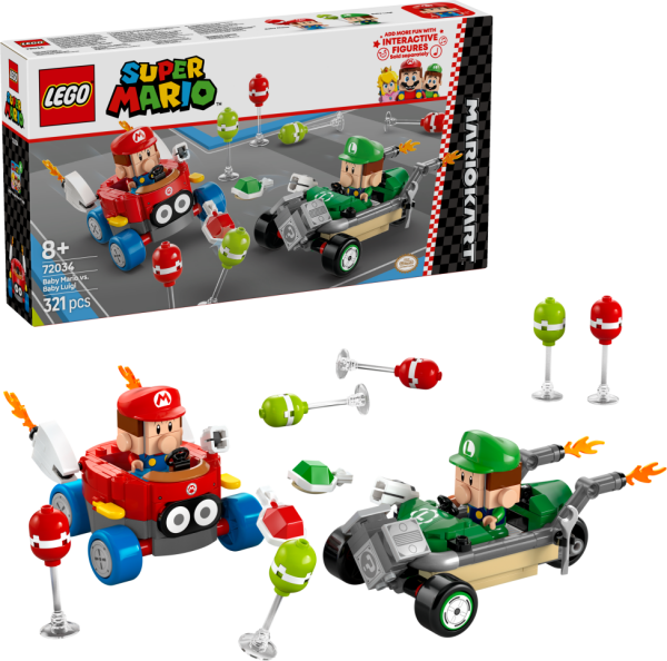 LEGO® Super Mario™ 72034 Mario Kart™ – Baby Mario vs. Baby Luigi - LEGO® The Simpsons™